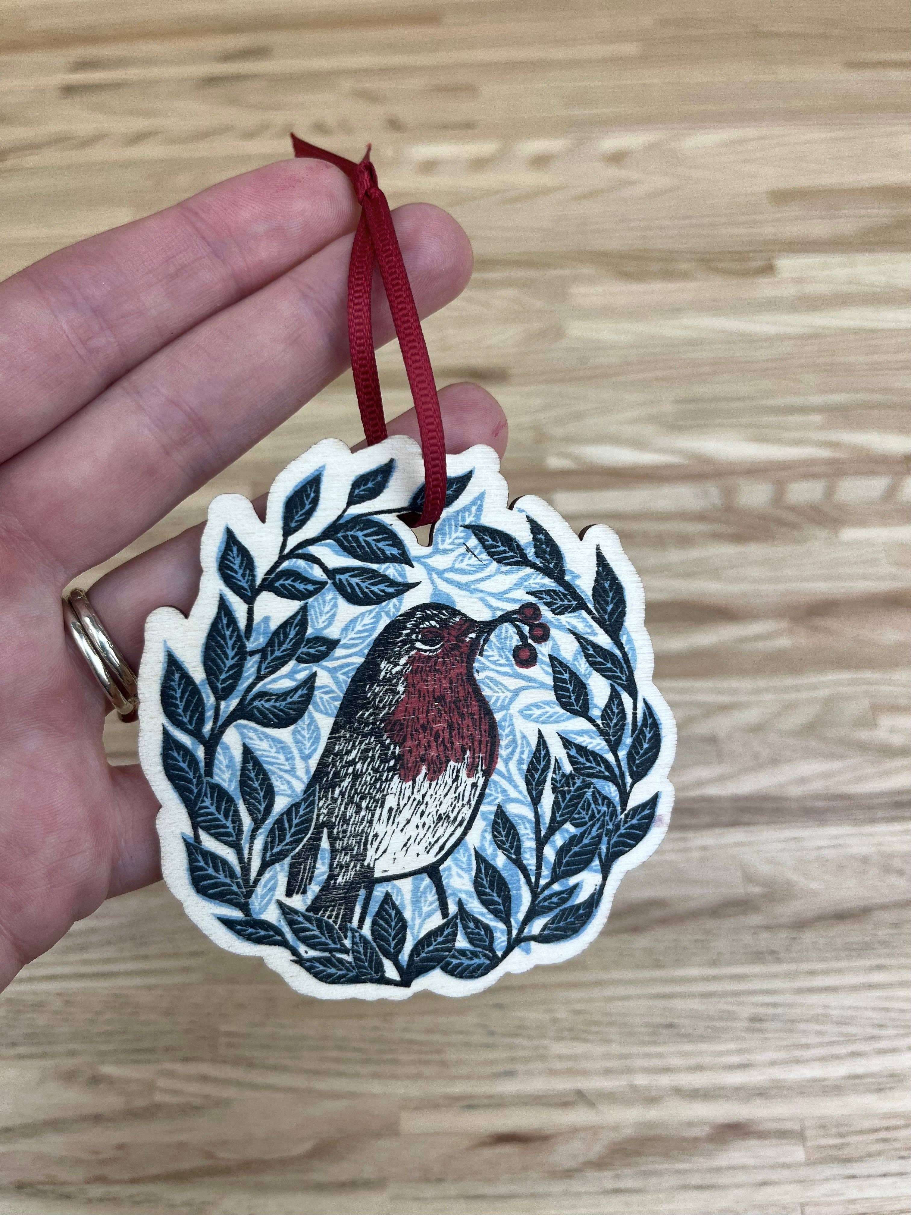 Beth Lewis Art - Wholesale Ornament - Wooden Tree Decorations15