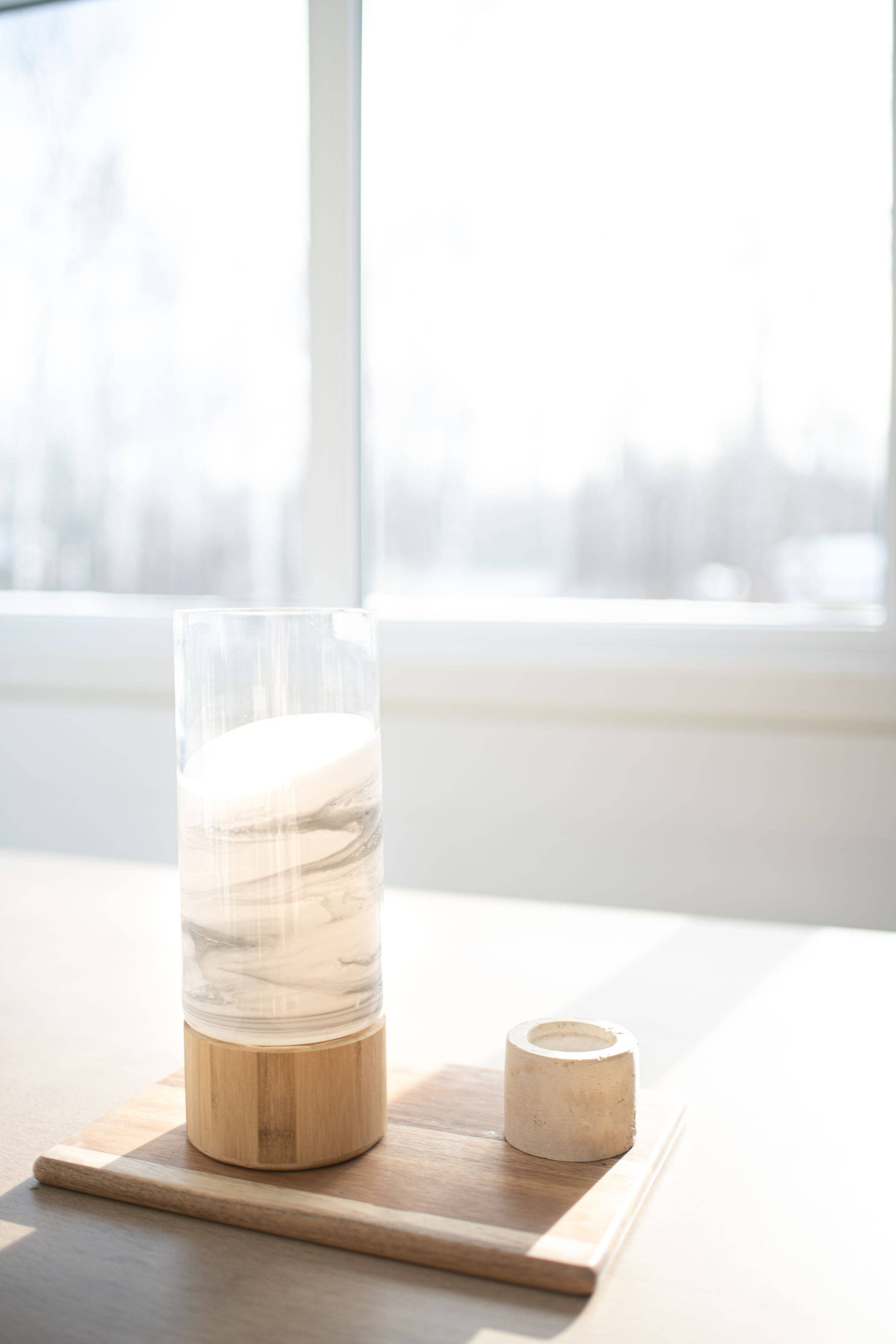 Lynn & Liana Designs - Wholesale Vase - NEW!!! Resin Accented Vase with Bamboo Base (NO TARIFFS)15