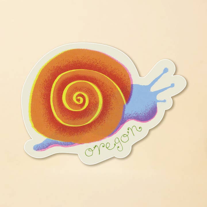 Oregon Snail Sticker for wholesale by Tender Loving Empire