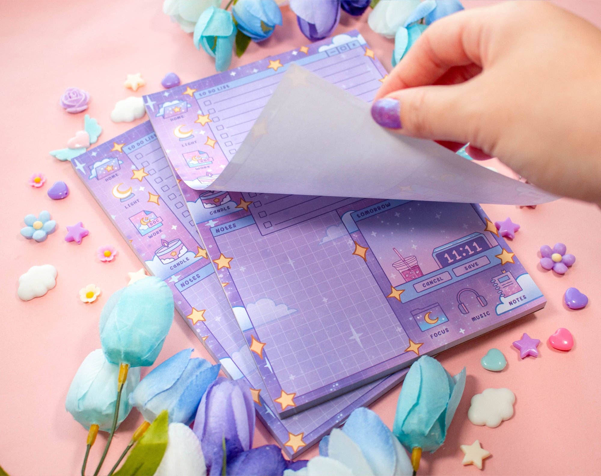 Unicorn Eclipse - Wholesale Planner - Study Night Daily Planner Pad1