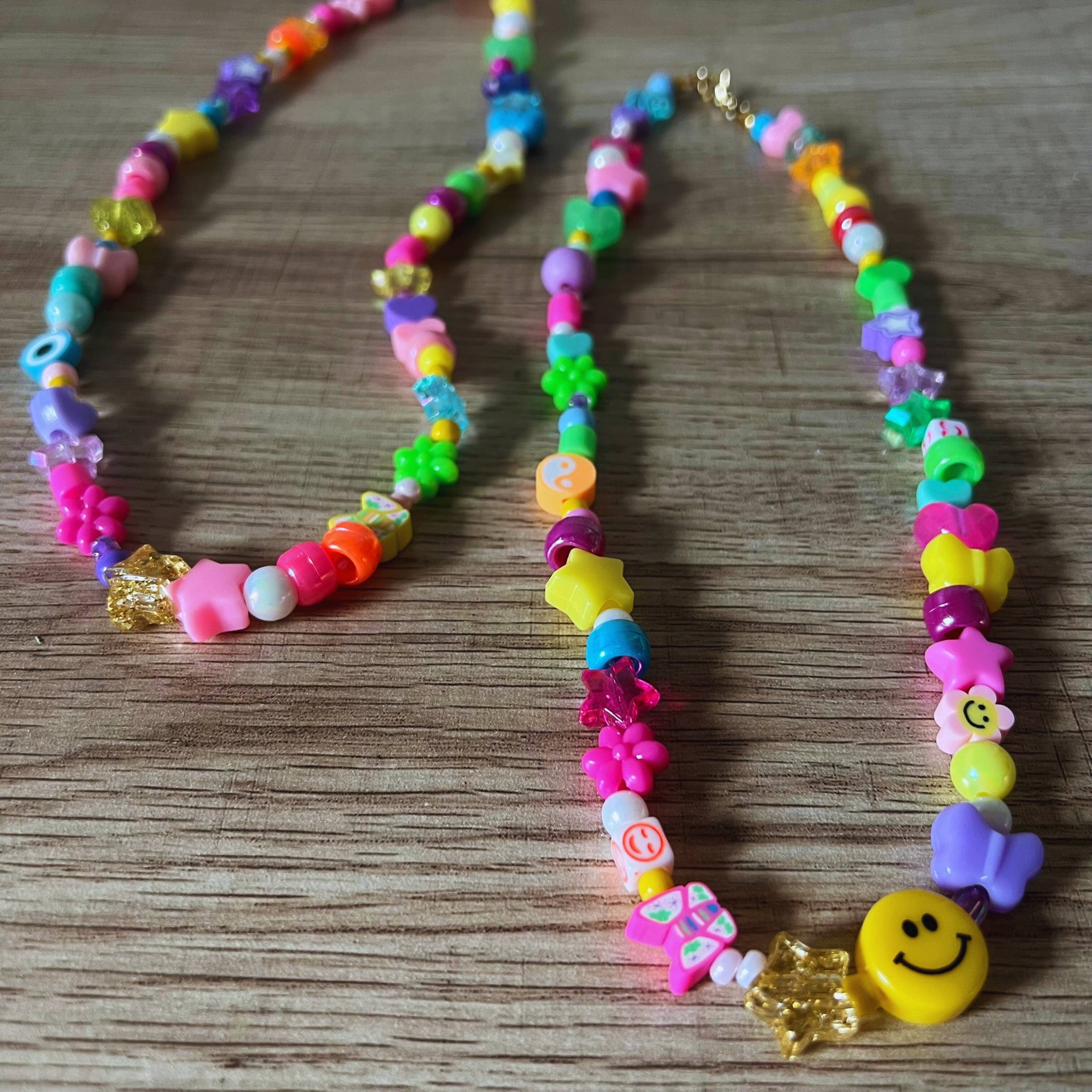 Wake and Make - Wholesale Kids Necklace - Kids - Kitschy Beaded Necklace0