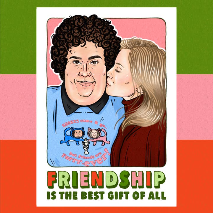 JUST FRIENDS | Christmas Card | Christmas Gift for wholesale by GoochDoods