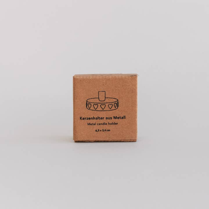 Eulenschnitt - Wholesale Candle holder - Candle Holder Mini Hearts (PU = 6 pcs)6