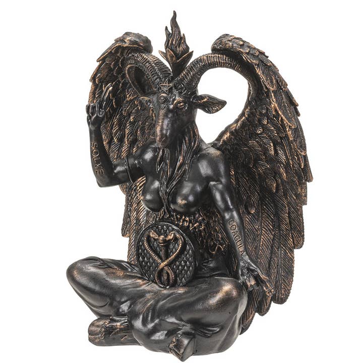 Pacific Trading - Wholesale Decorative Figurine - 15198 Baphomet Statue 8 Inch Halloween Decor C/8