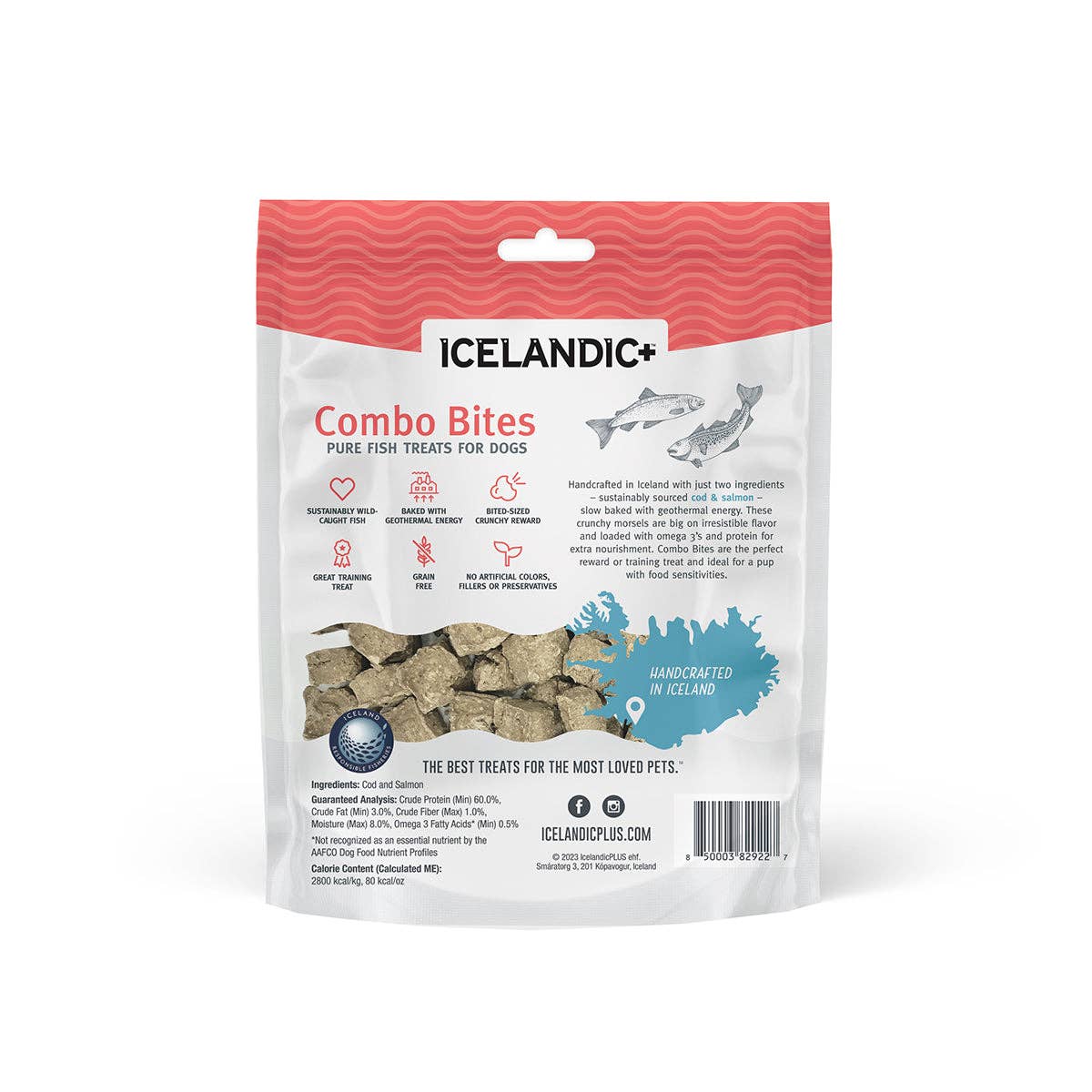 Icelandic+ - Wholesale Pet Treats - Dog - Cod & Salmon Combo Bites Fish Dog Treats5