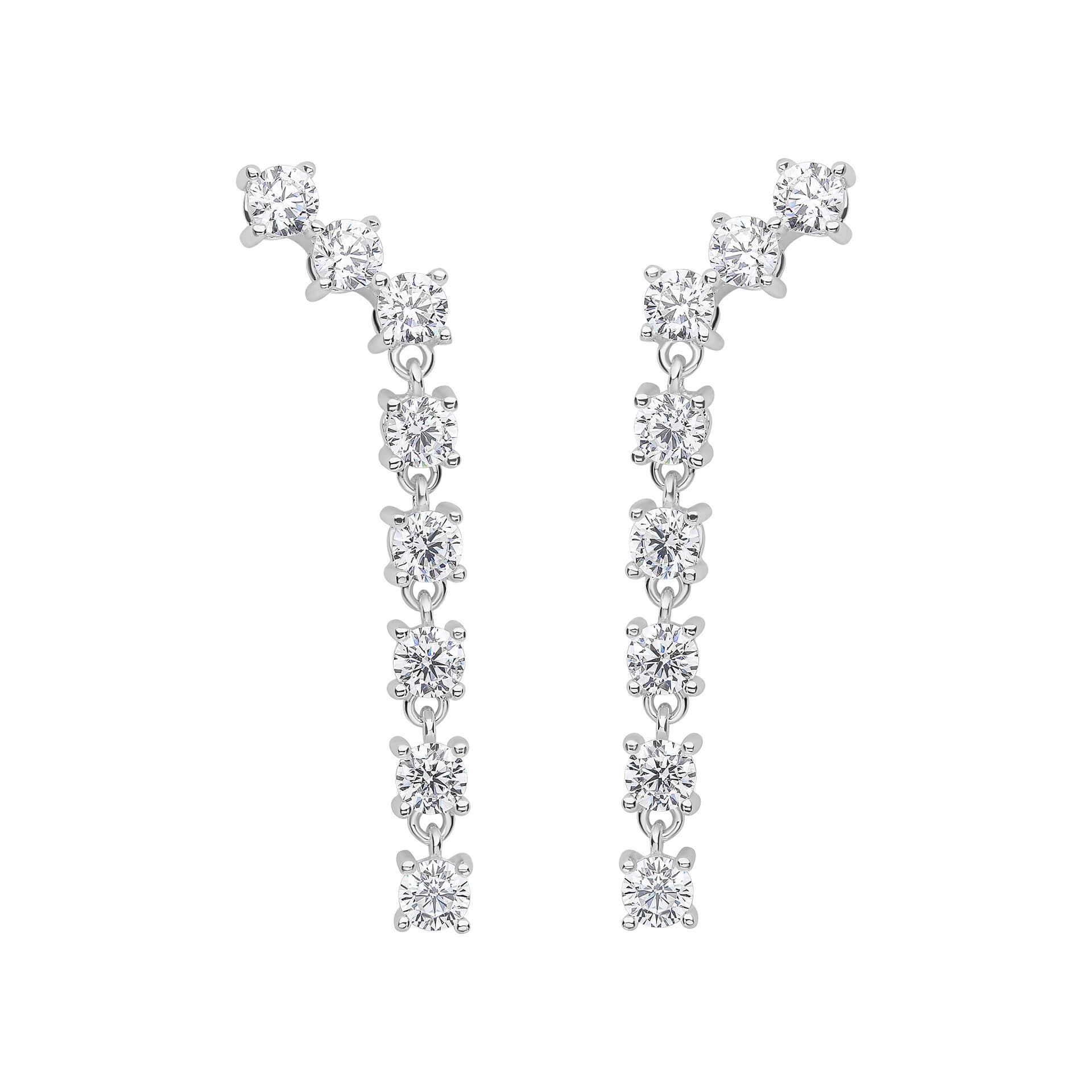 Gecko Jewellery – wholesale Dangle earrings – Gradient Long Drop Earrings0