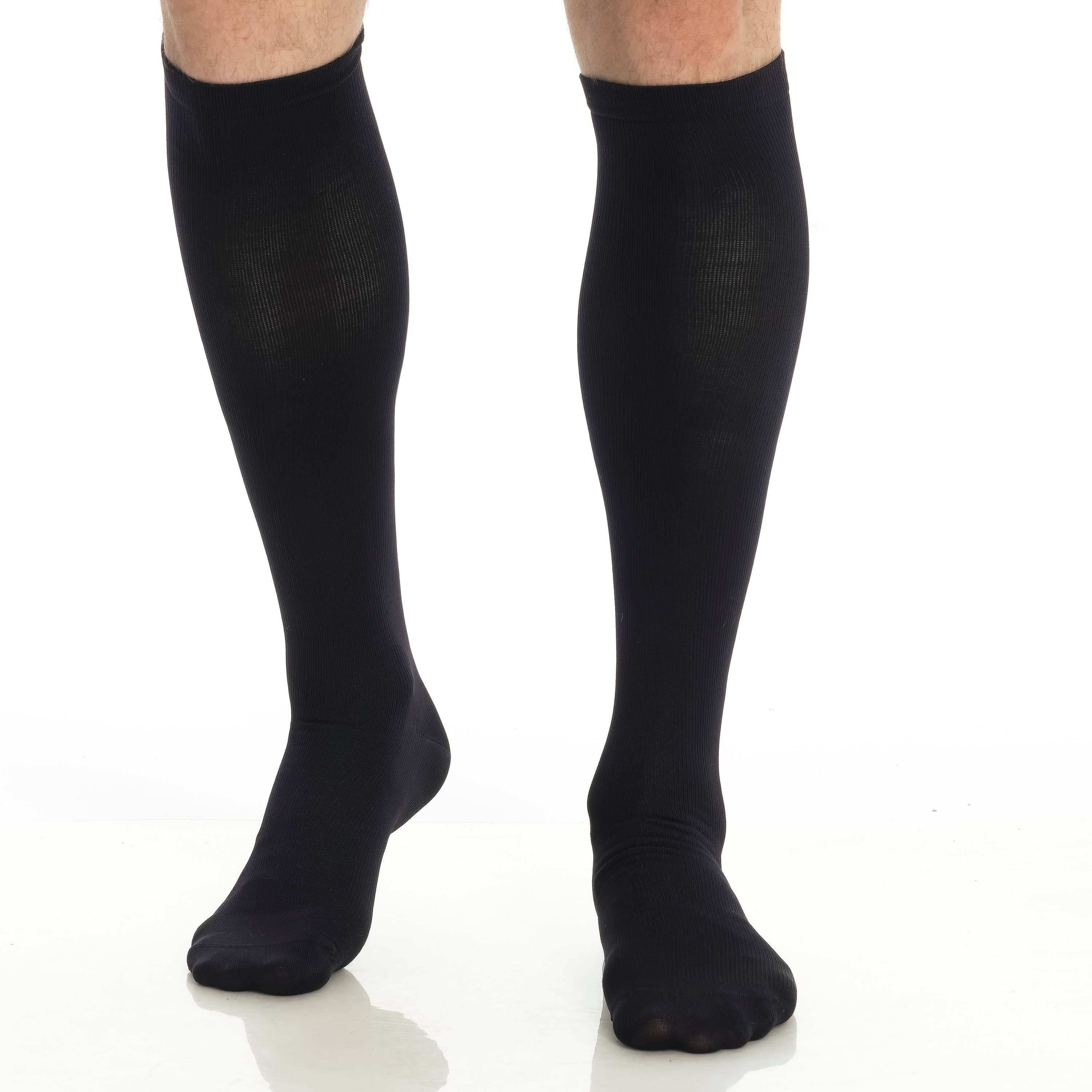 Bambooven - Vente Chaussettes – unisexe - Chaussettes de compression (15-20 mmHg) pour hommes et femmes3