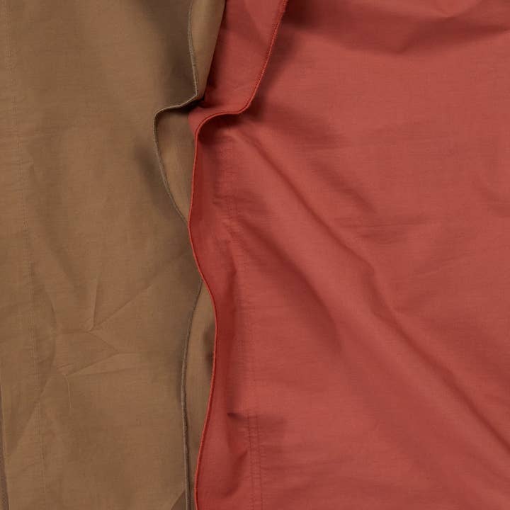 SUTRAM - Wholesale Duvet Cover - Duvet Cover in BI COLOUR Carob and Ochre Red