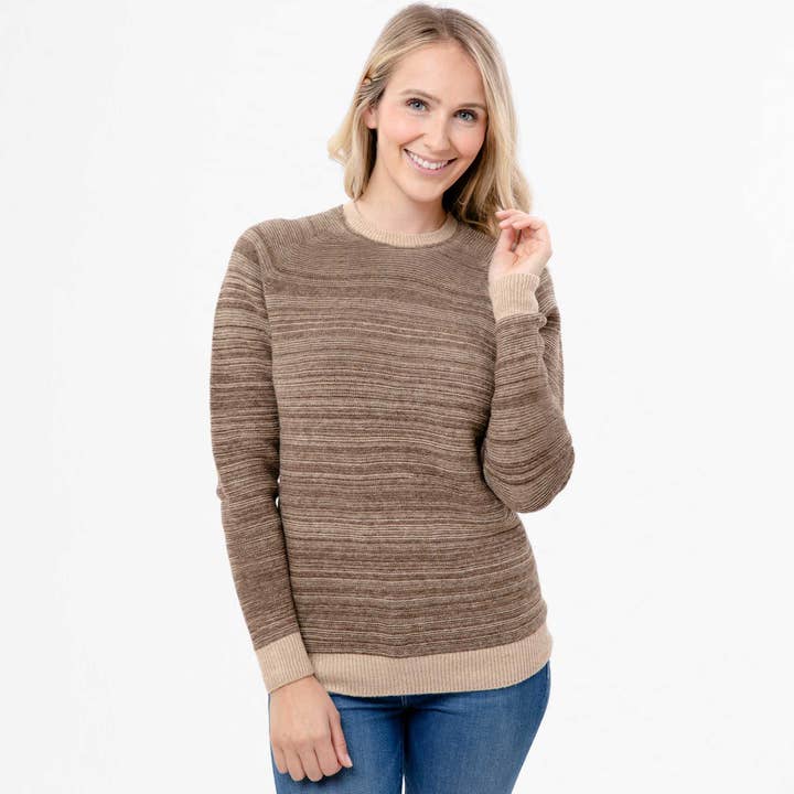 Oliver Charles - Wholesale Knit Sweater - Women's - Winter Marled Crew5