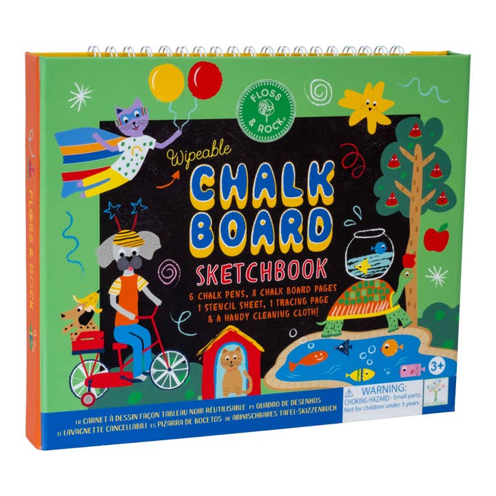 Pets Chalkboard Sketchbook for wholesale by Floss and Rock