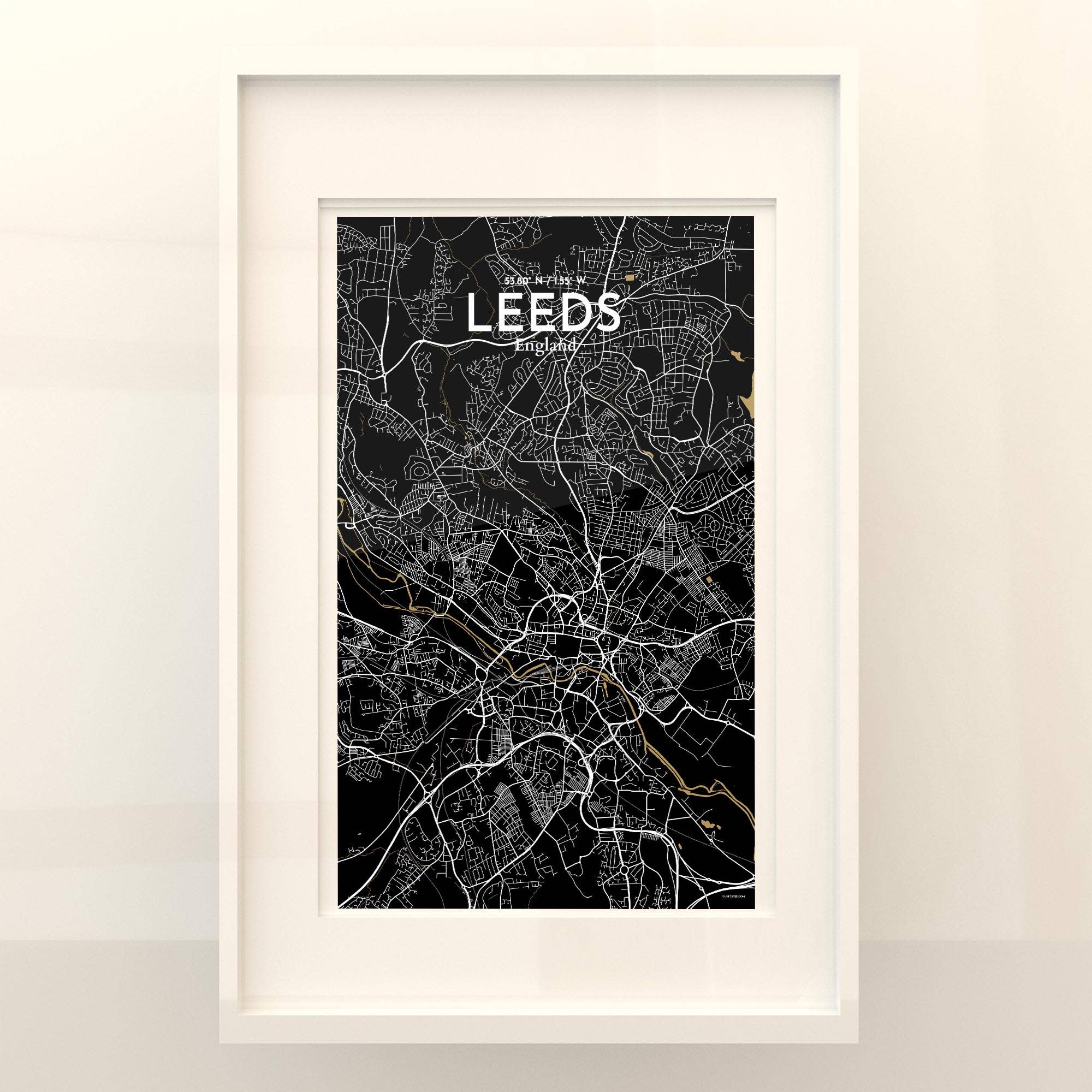 OurPoster.com – wholesale Poster – Leeds karta affisch45