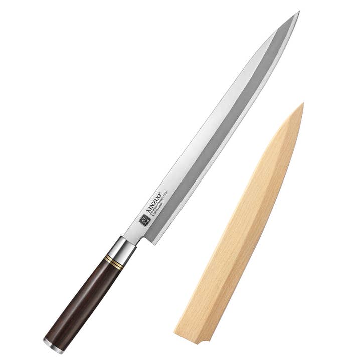 Xinzuo - Wholesale Kitchen/utility knife - XINZUO 300 sashimi knife+ Wooden sheath6
