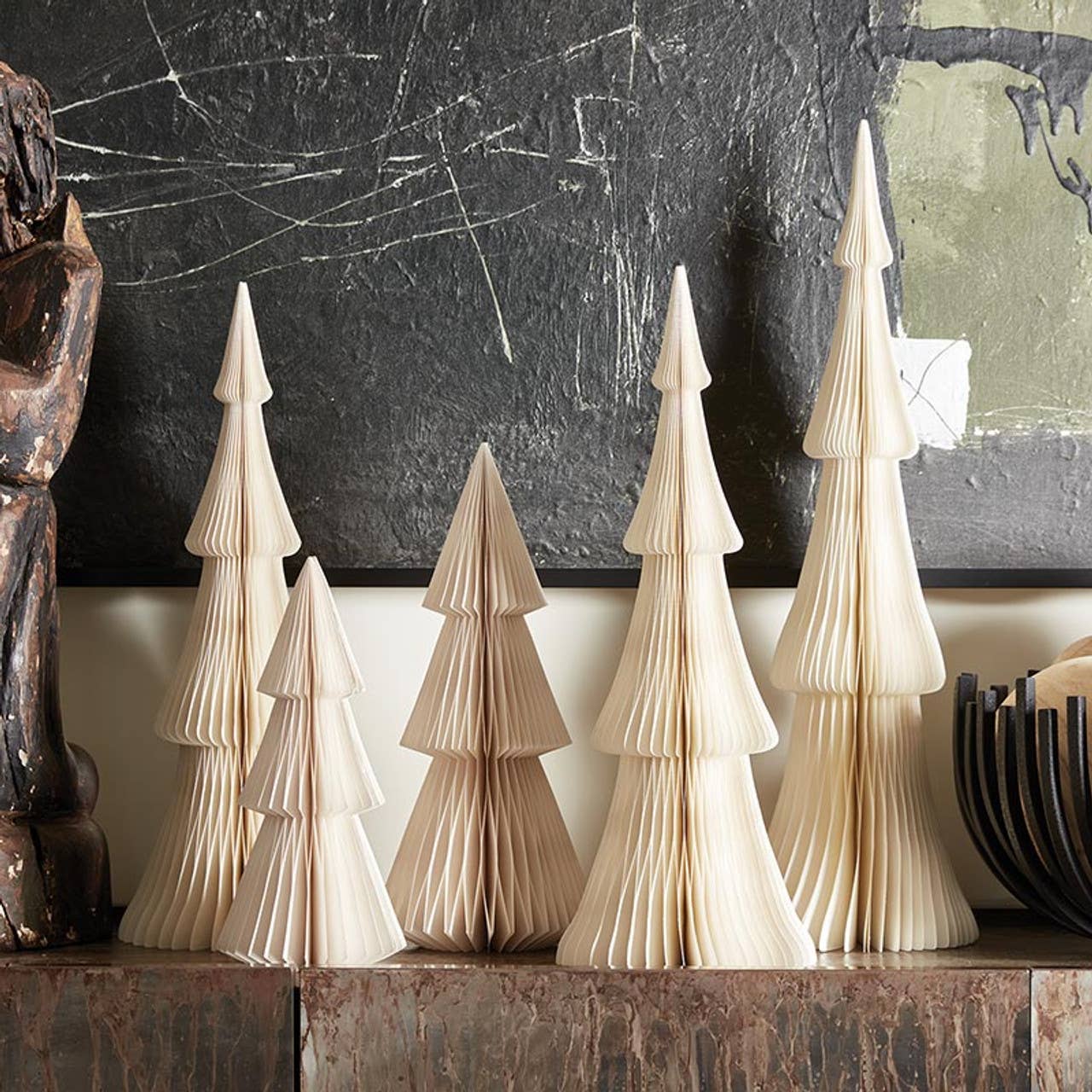 Santa Barbara Design Studio by Creative Brands - Wholesale Christmas Decoration - Paper Tree - Frasier Fir Warm White 14"1