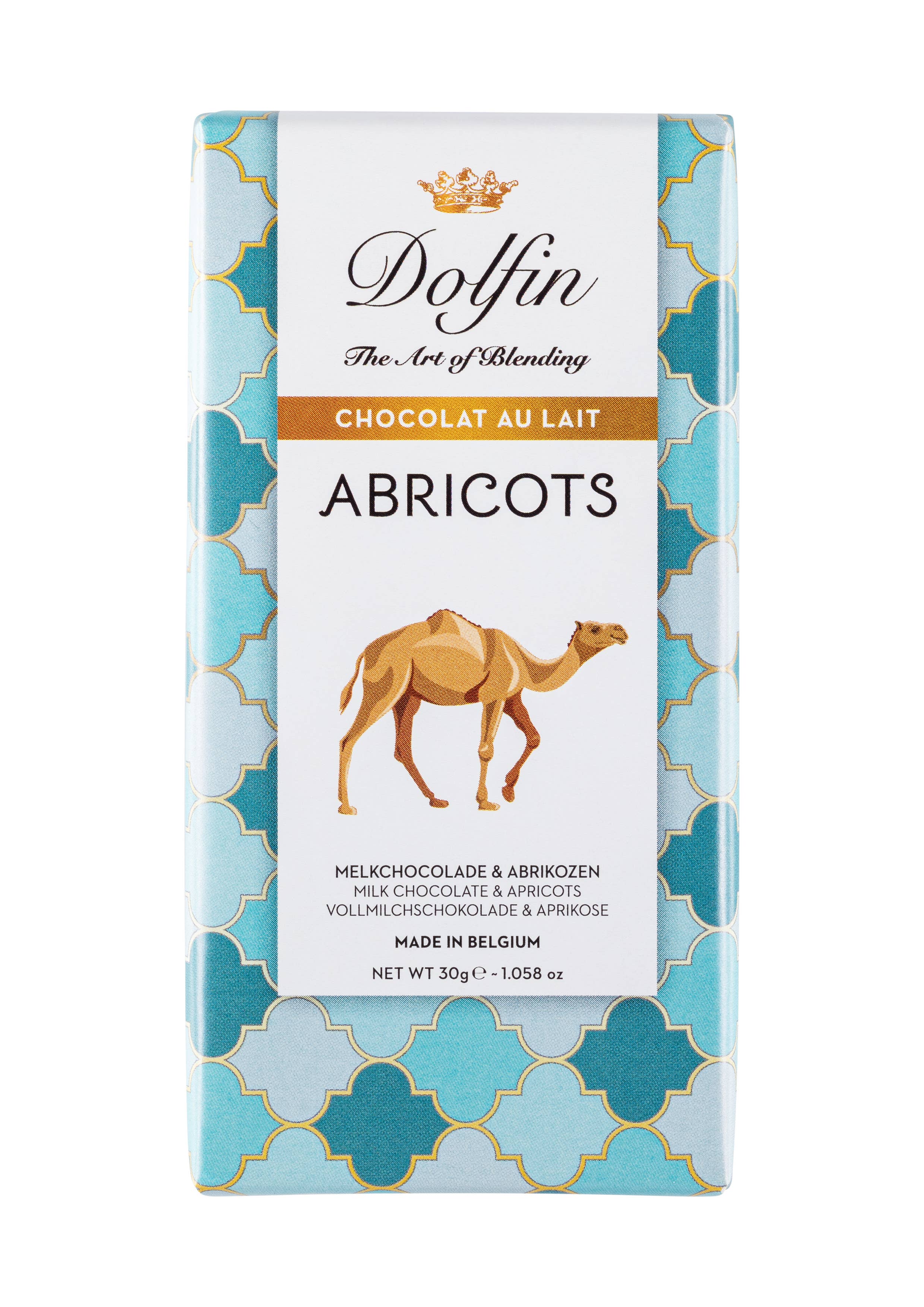 Dolfin - Wholesale Chocolate Bar - 30g Tablet Travel Notebook - Milk Apricots0