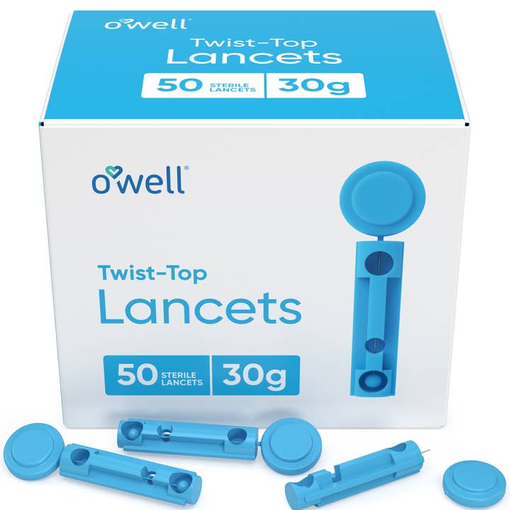 OWELL LLC – wholesale Första hjälpen-kit – OWELL Twist Top Lancetter, 30 Gauge