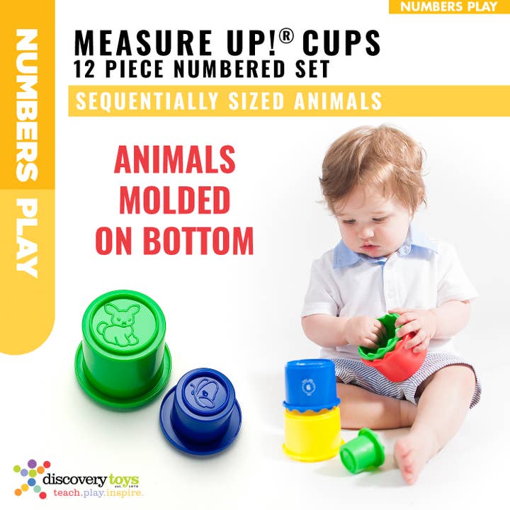 Discovery Toys - Wholesale Toy Set - Kids - MEASURE UP!® Cups Stack & Learn Set