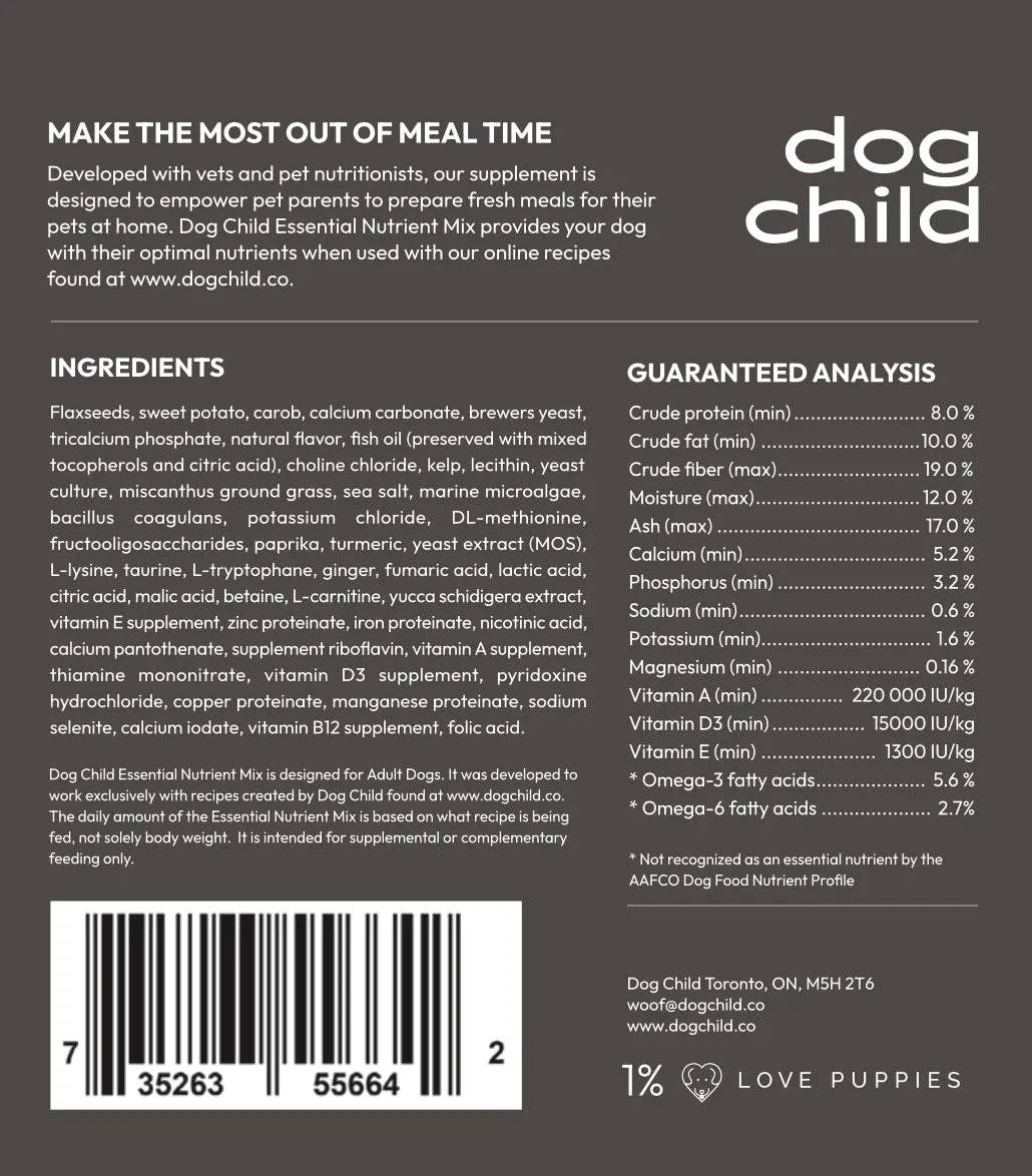 Dog Child - Wholesale Pet Supplement - Dog - Essential Nutrient Mix For Dogs2