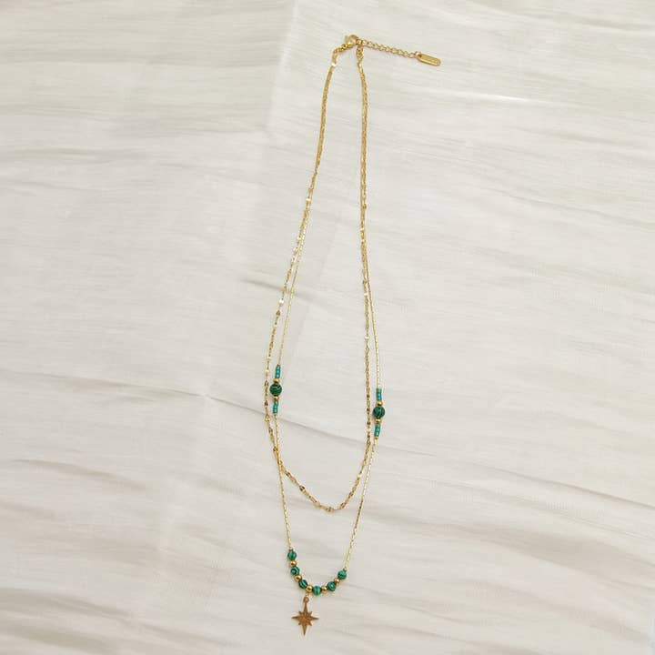 Multi-strand necklace with star pendant - Ismène and other Purchase Wholesale pulseiras masculinas. Free Returns & Net 60 Terms on Faire trending on Faire.