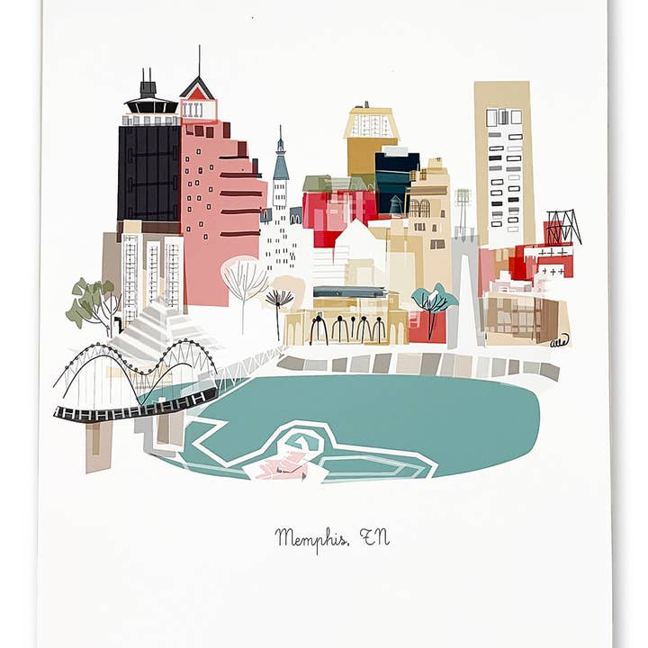 Albie Designs - Wholesale Art Print - Memphis, TN