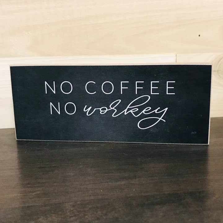 LUX165A No Workey Block for wholesale by JanMichaels Art & Home