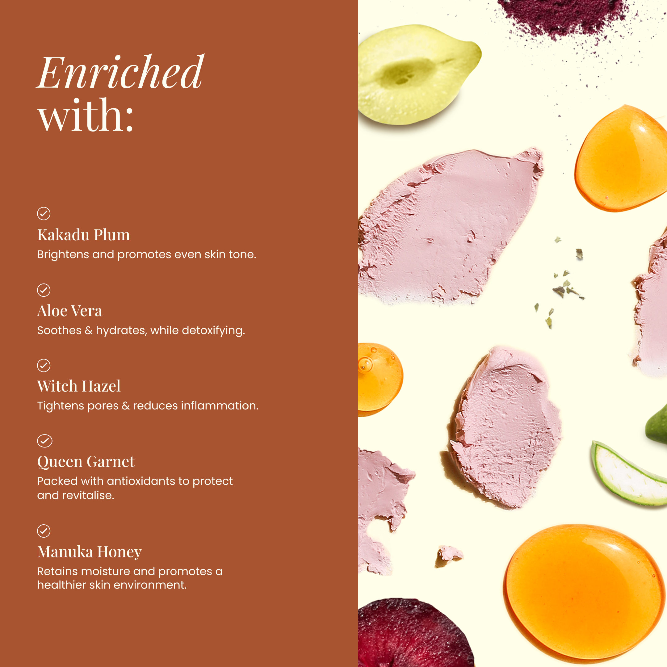 Wild Bee skincare - Wholesale Skincare Face Mask - Australian Pink Clay Mask2