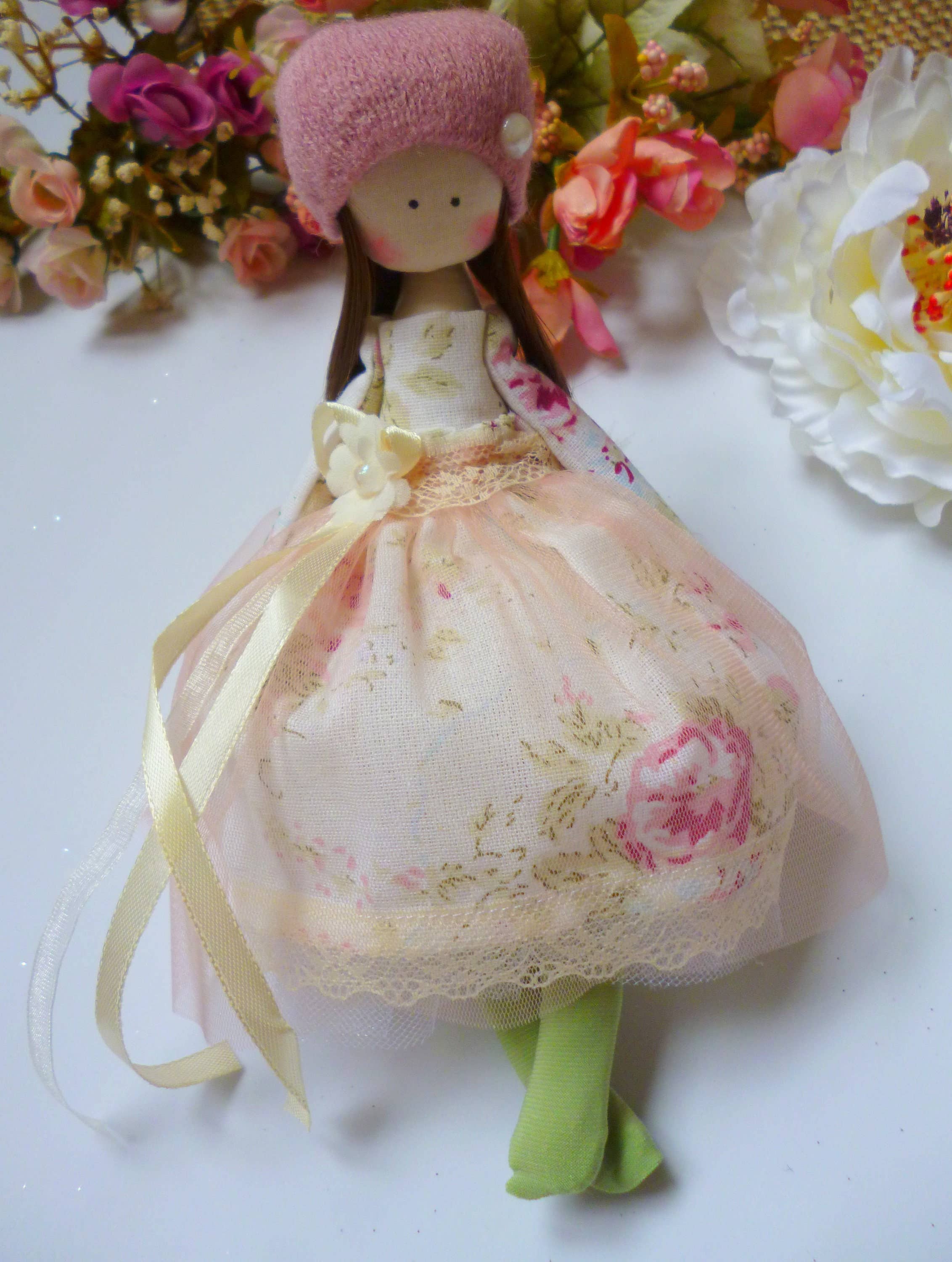 ChernikovaNataliya - Wholesale Doll - Kids - Handmade Shabby Chic Ballerina Rag Doll for Girls4