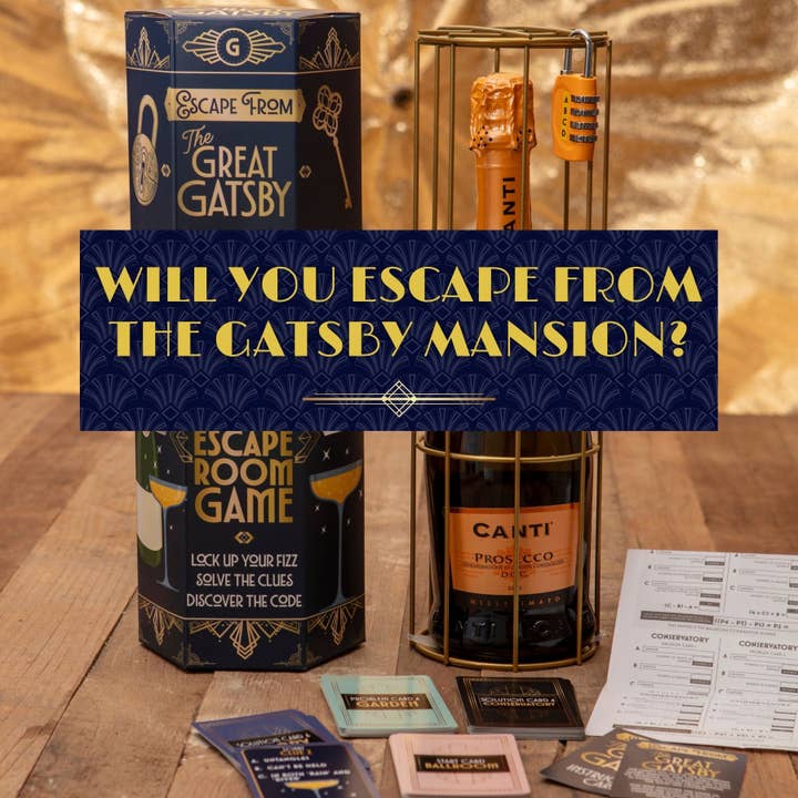 Boxer Gifts EU - Wholesale Board Game - The Great Gatsby Escape Room Puzzle Game- Wine/Prosecco Gift6