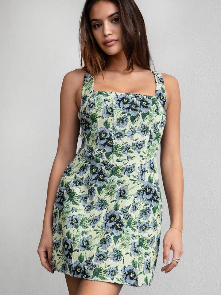 MULTI MINTIE Tapestry Corset Bodycon Mini Dress
DH29843-MINTIE for wholesale on Faire