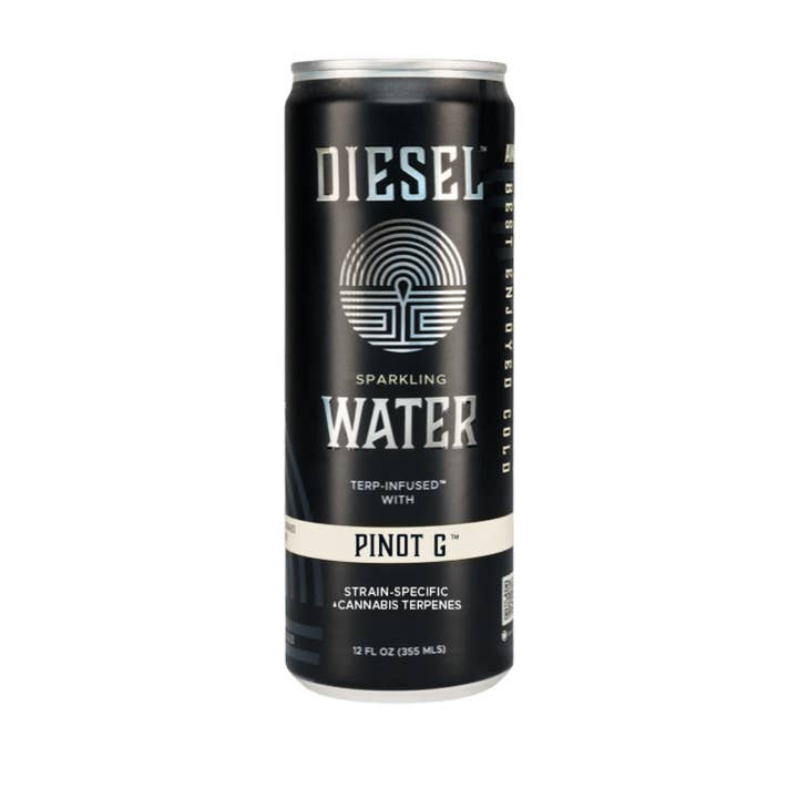 Pinot G™ Sparkling Diesel Water™ 12oz Can for wholesale by Diesel Beverages