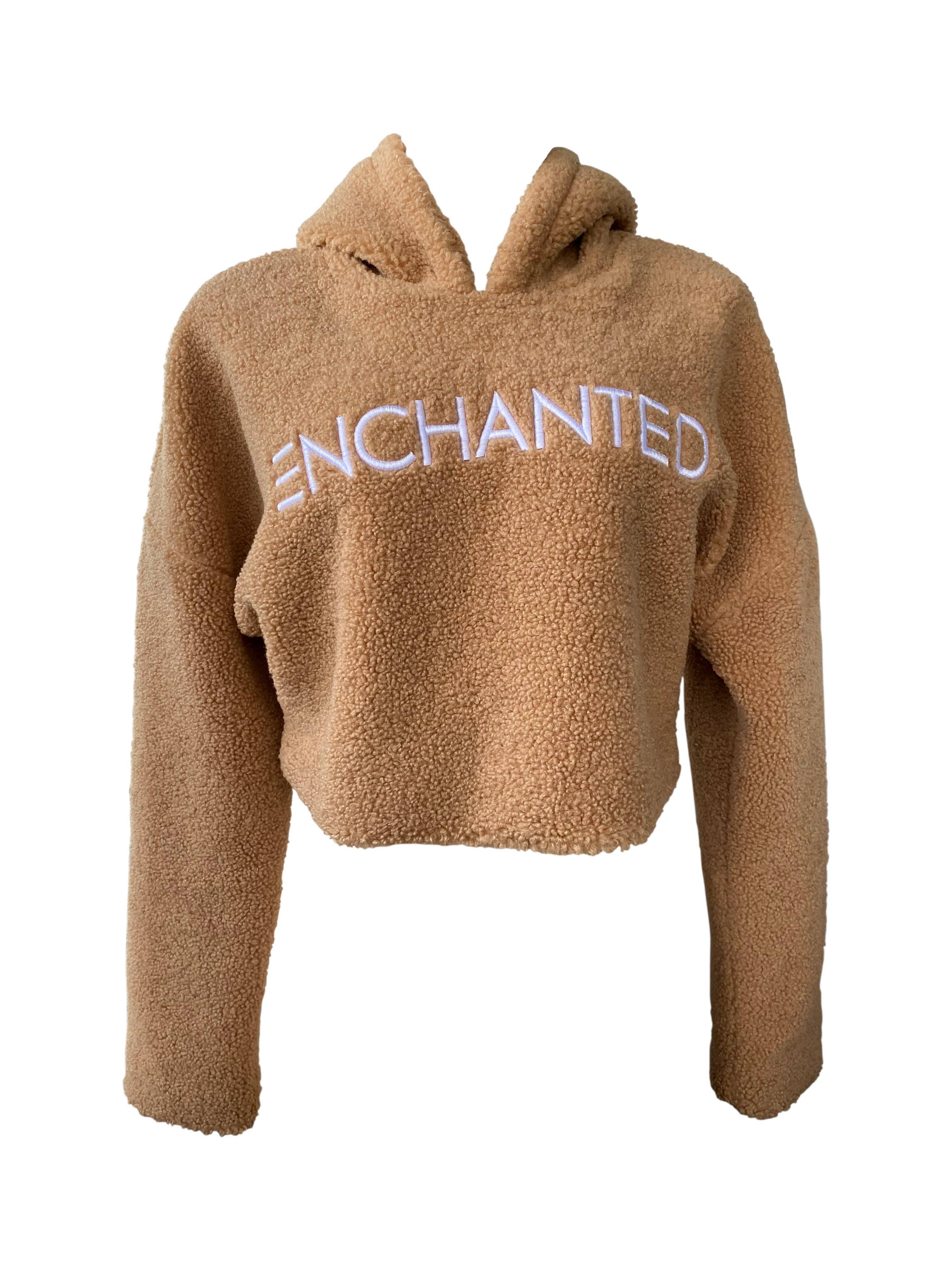 Enchanted Intimates - Wholesale Hoodie – Women's - CROP TEDDY HOODIE