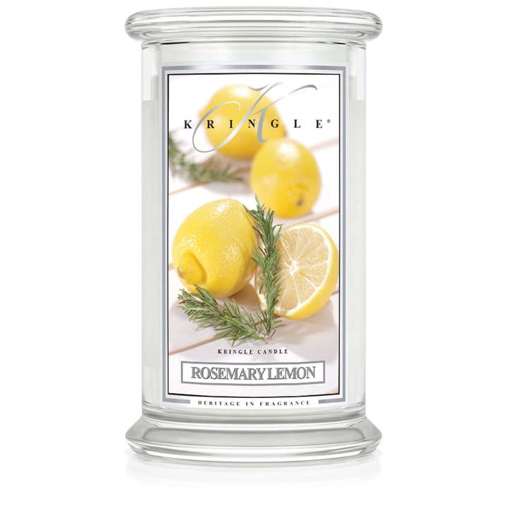 22oz 2W Kringle Classic: Rosemary Lemon for wholesale by Kringle Candle Company