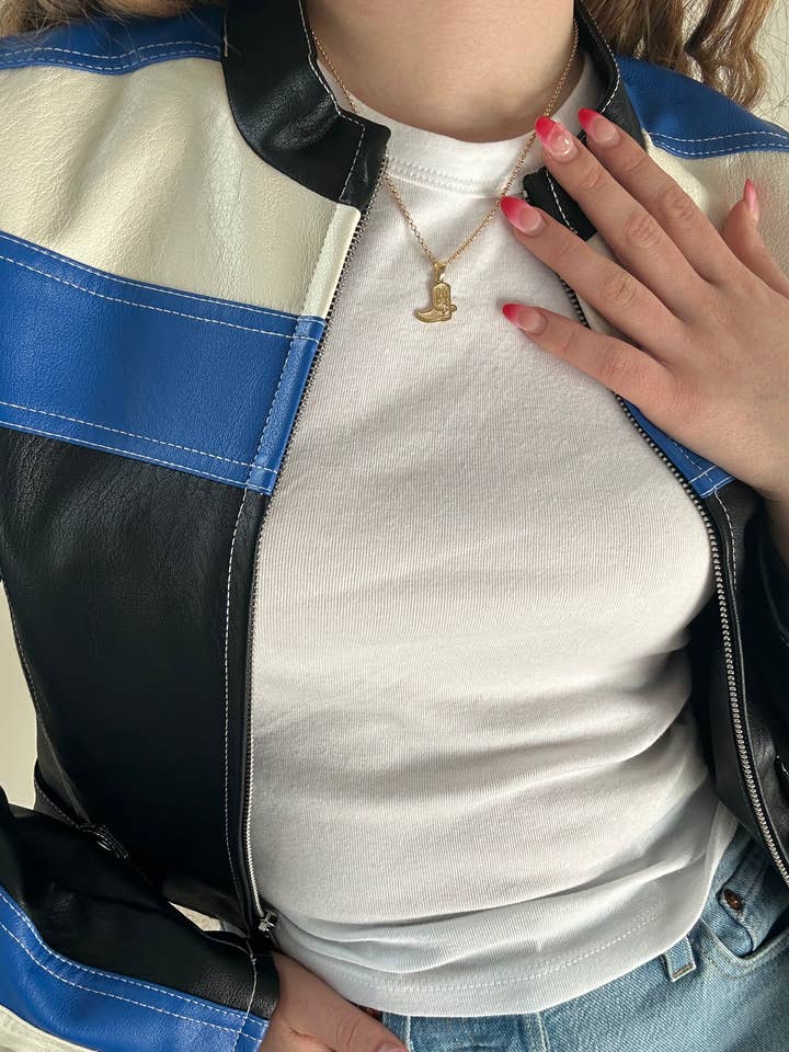 Cowboy Boot Pendant Necklace for wholesale by The Sourced Studio