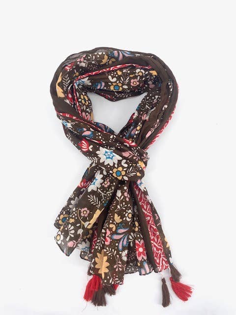Maison Unik Accessoires - Vendita all'ingrosso Sciarpa - Donna - Foulard cotone Liberty Donna2