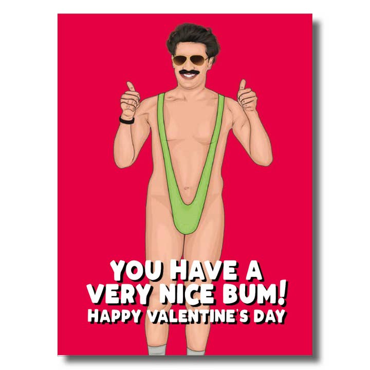 Biglietto di San Valentino Nice Bum per la vendita all'ingrosso da parte di Filthy Sentiments