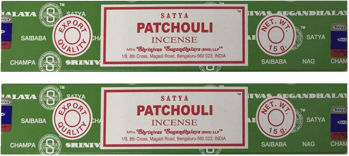Magnifique Hearts - Wholesale Incense - Patchouli Incense Sticks by Satya , 15g Packs2