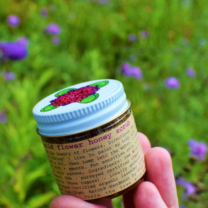 Plant Makeup - Wholesale Facial Exfoliant/Scrub - Wild Flower Honey Scrub8
