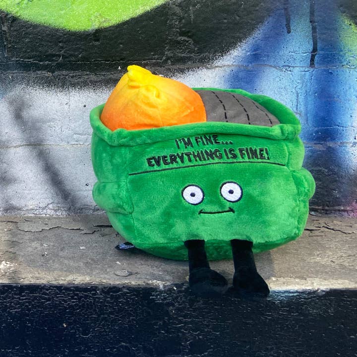 Punchkins - Wholesale Stuffed/Plush Toy - Kids & Baby - Dumpster Fire Plushie Meme - BESTSELLER2