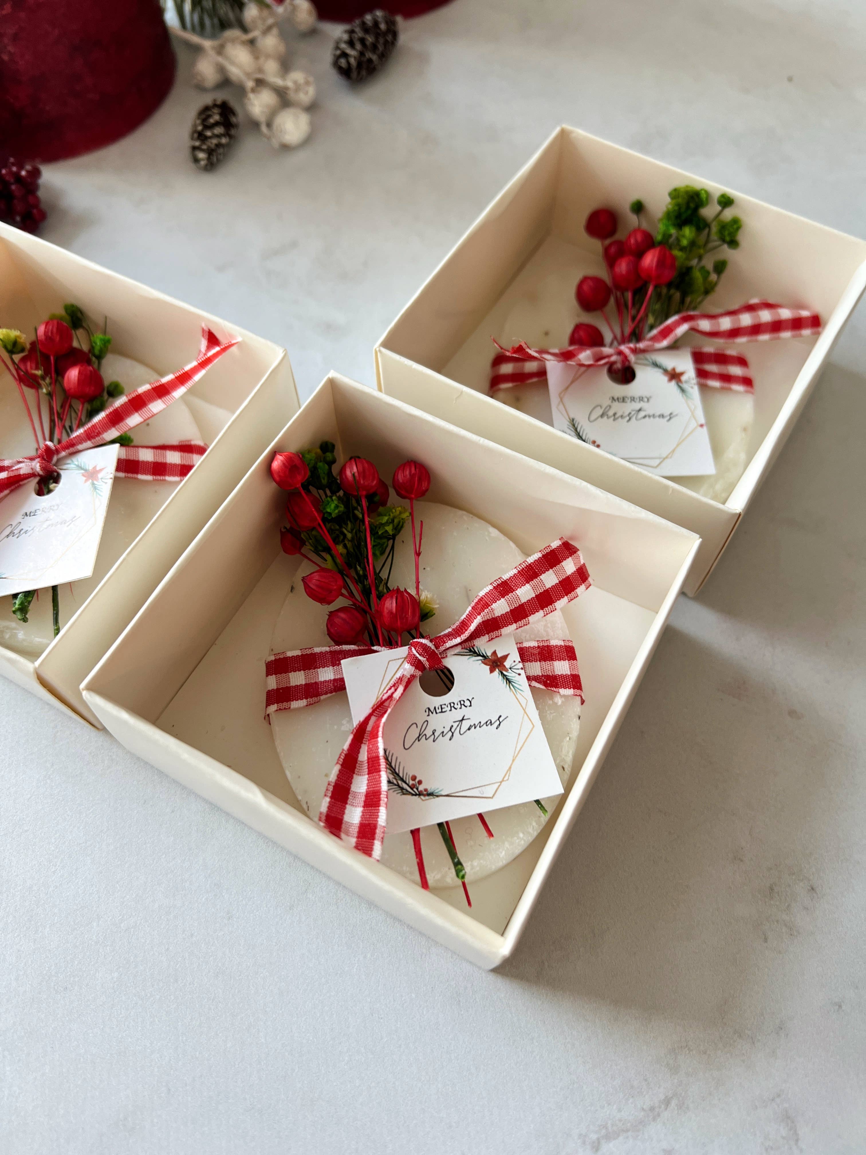 Uniq Favors - Vendita all'ingrosso Regalini per gli invitati - Sapone regalo natalizio, bomboniere personalizzate per gli ospiti3