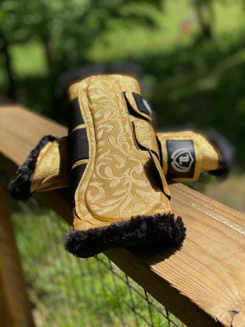 Tack of the Town - Wholesale Horseback Riding Gear - Flourish Brushing Boots2