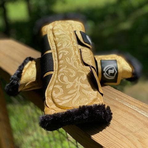 Tack of the Town - Wholesale Horseback Riding Gear - Flourish Brushing Boots2