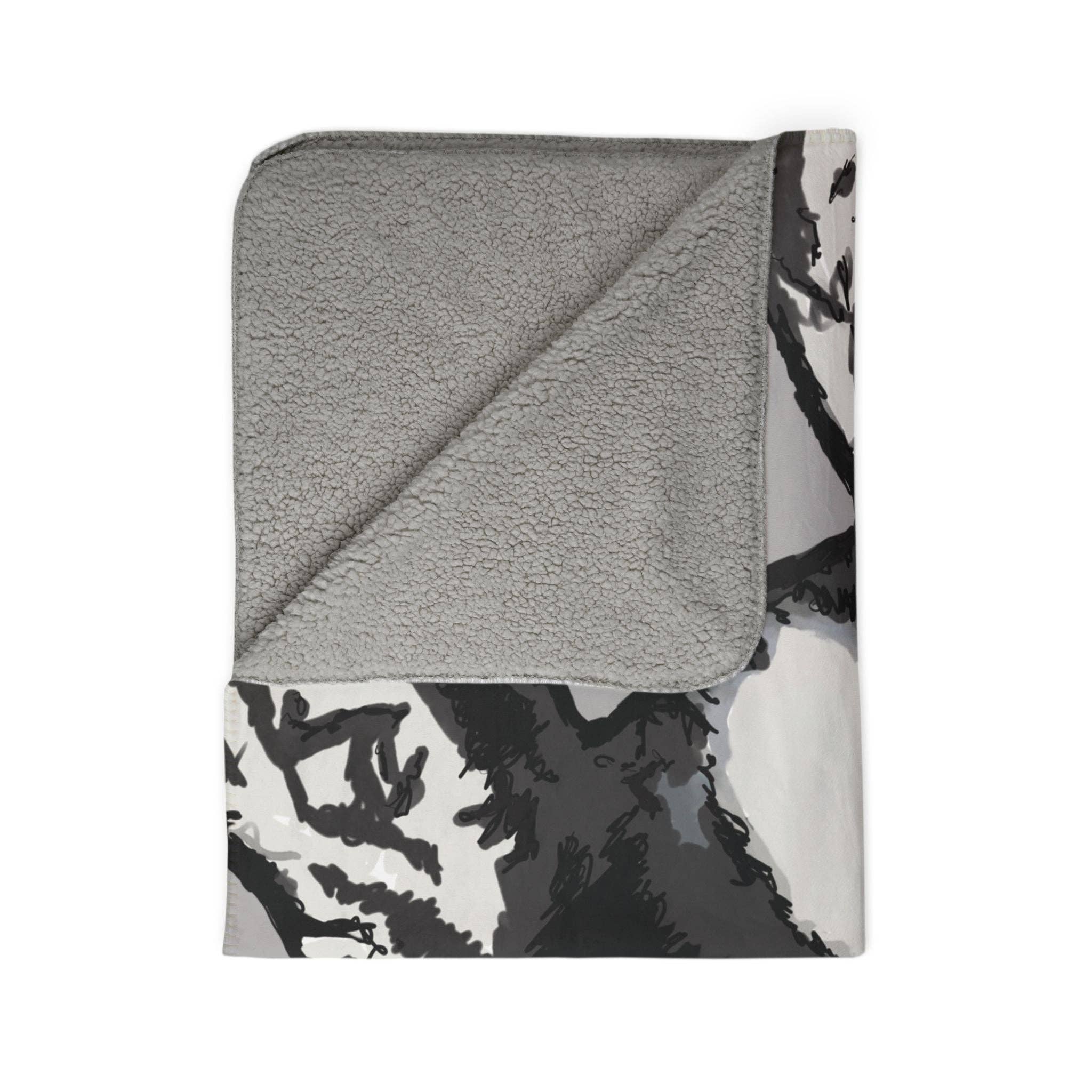 Blue Cava - Wholesale Throw Blanket - Cozy Boston Terrier Dog Lover Fleece Sherpa Blanket4