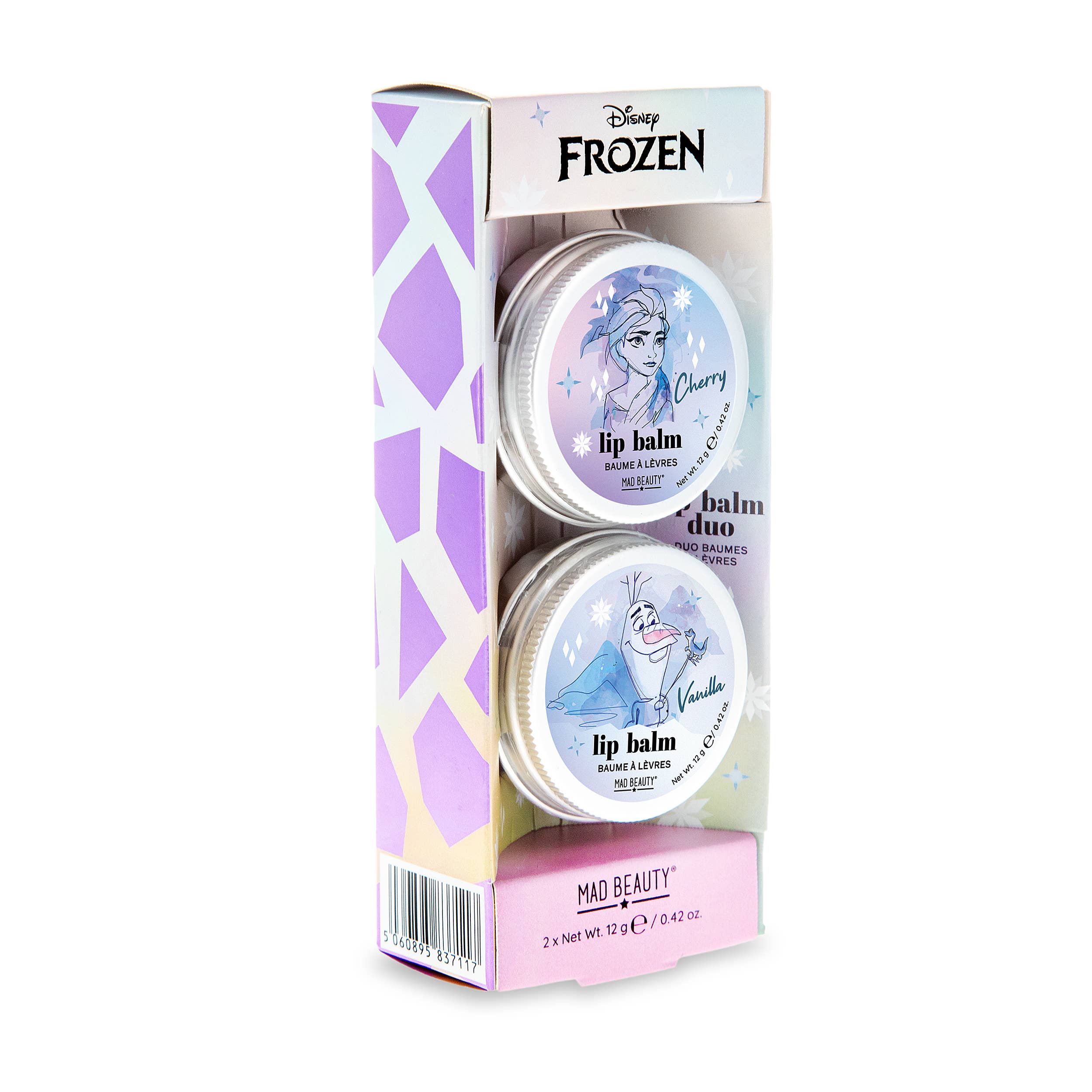 Mad Beauty – wholesale Lip balm set – Mad Beauty Disney  Frozen Lip Balm Duo0