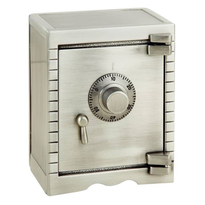 Elegance - Wholesale Decorative Tabletop Object - Vault Bank, Pewter Finish