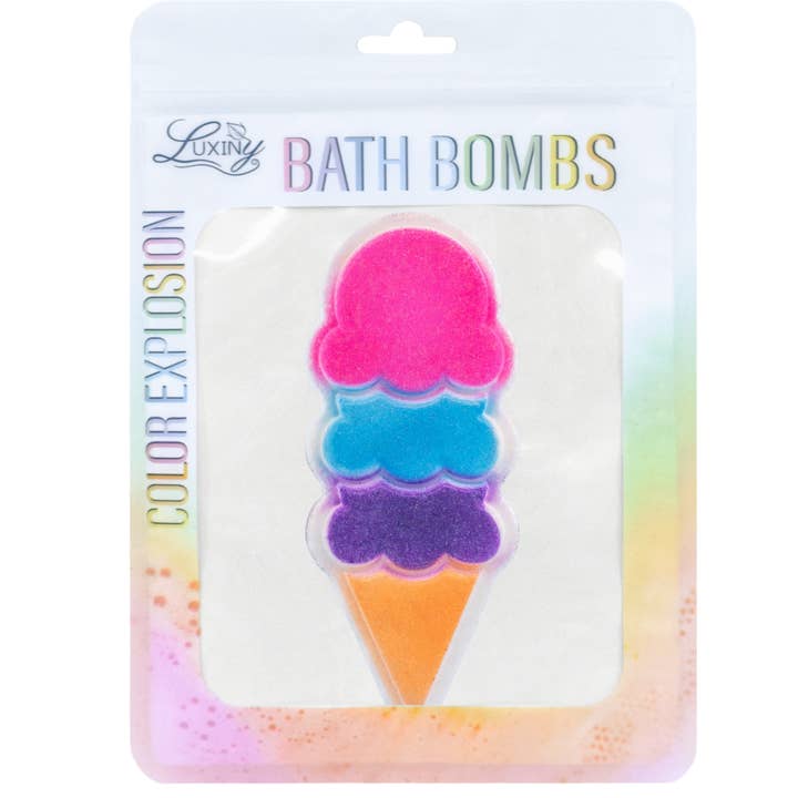 Luxiny Products - Luxurious Bath and Body – wholesale Badbomb/fizz – Badbomb | Handmålad | Färgsprängning | Glasskon