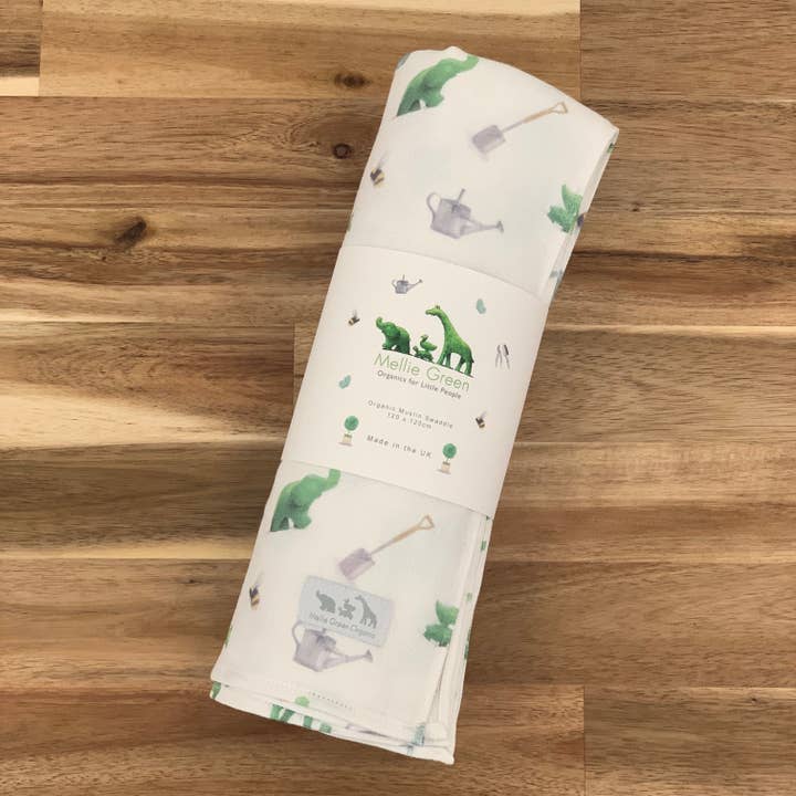 Mellie Green Giant Organic Muslin for wholesale by melliegreenorganic