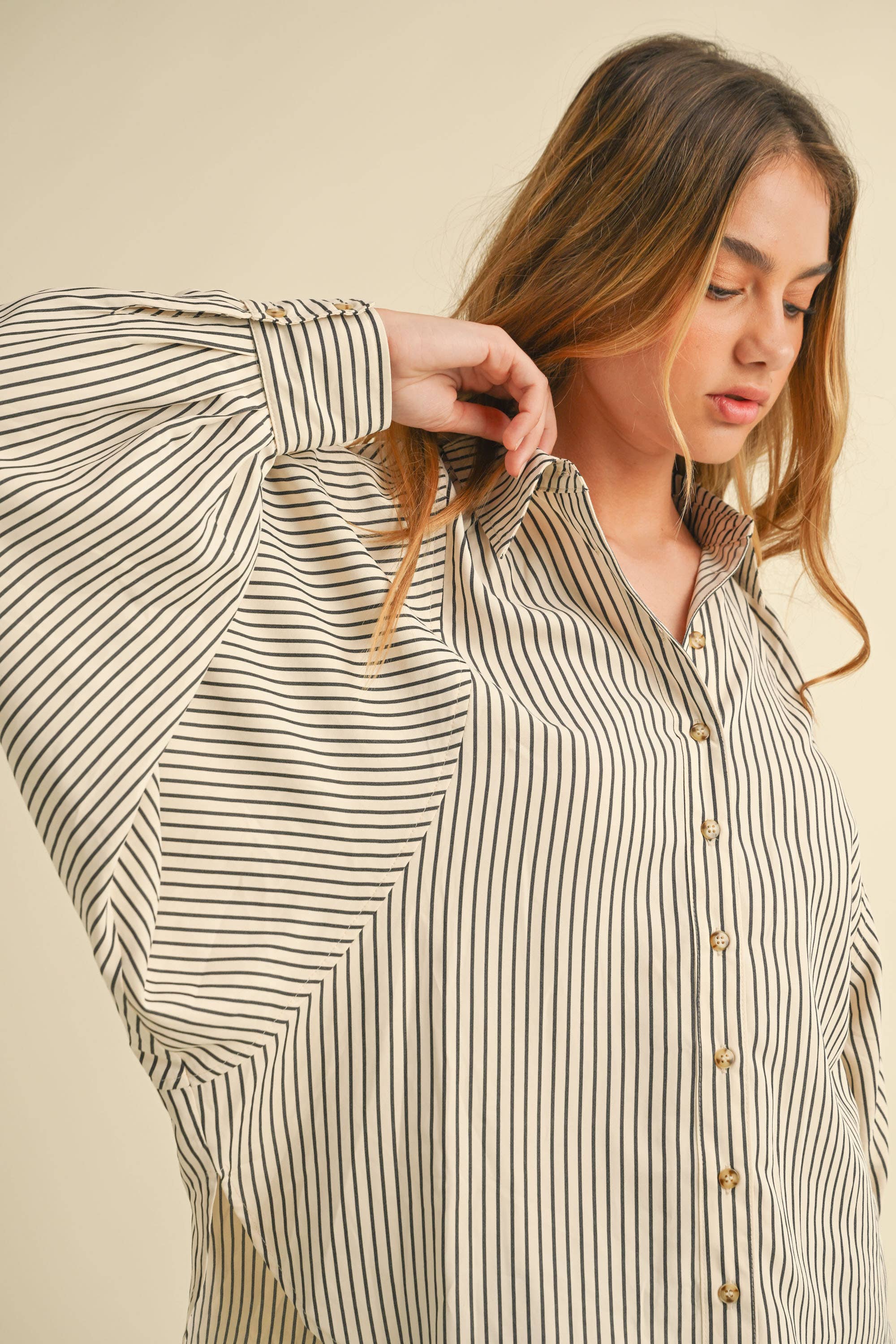 LT1106-J Reglan Stripe Shirt for wholesale on Faire5