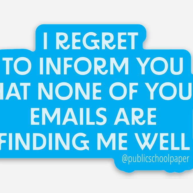 Finding Me Well - Sticker for wholesale by Public School Paper Co.