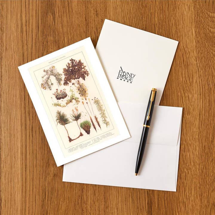 Found Image Press - Wholesale Stationery/Notecard Set - Greeting Card PL-23 Varieties of Moss1