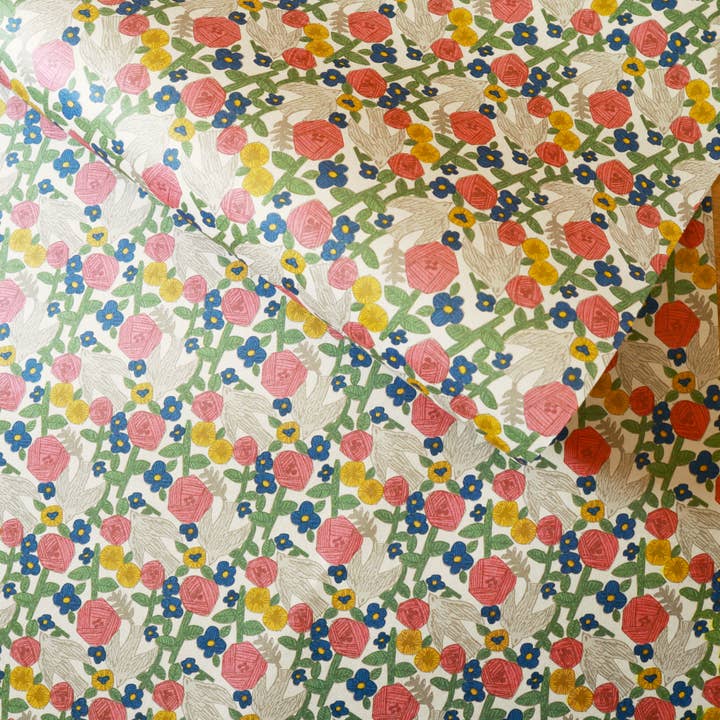 REGARO PAPIRO - Wholesale Inpakpapier per rol - Washi inpakpapier -WILD BIRDS-2