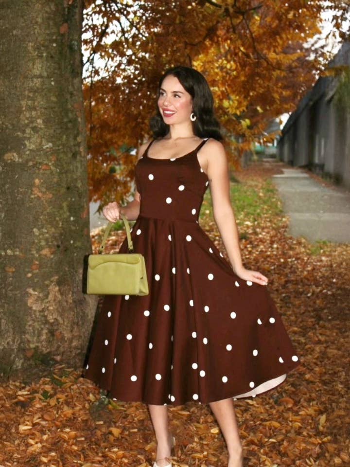 Tatyana Clothing - Wholesale Dress - Women's - Peggy Retro-Inspired Full Circle Dress25